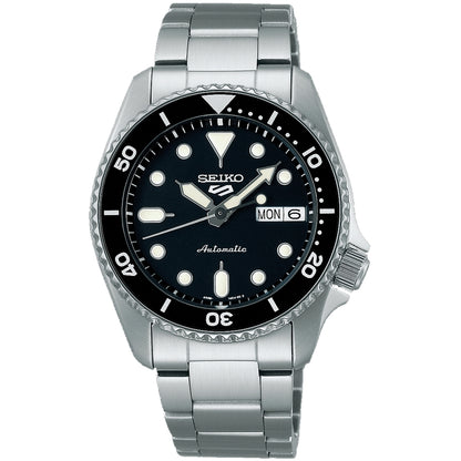 SEIKO 5 Mod. SPORTS AUTOMATIC DAY & DATE - BLUE SRPK29K1 Day & Date Armbanduhr 38 mm Blau ansicht-3