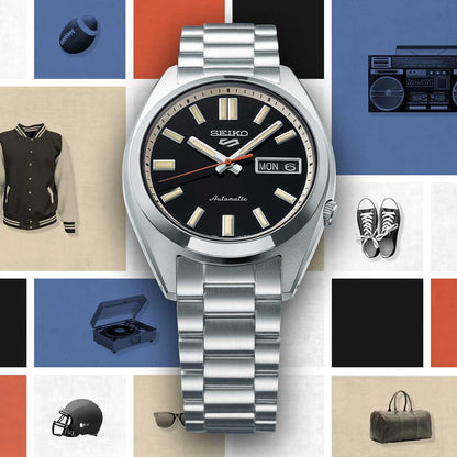 SEIKO 5 SPORTS Automatic - BLACK SRPK89K1 Armbanduhr Schwarz ansicht-3