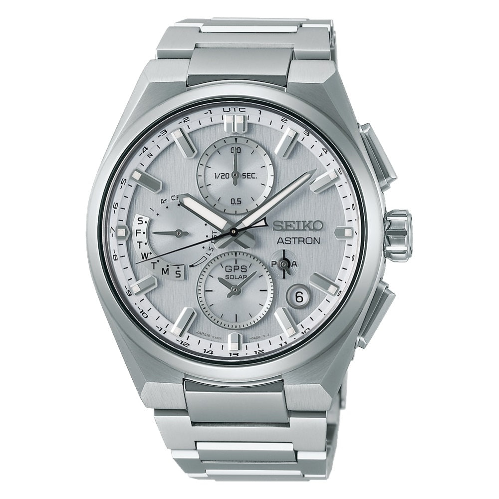 SEIKO ASTRON SOLAR GPS SSH159 Multifunction Armbanduhr 42 mm