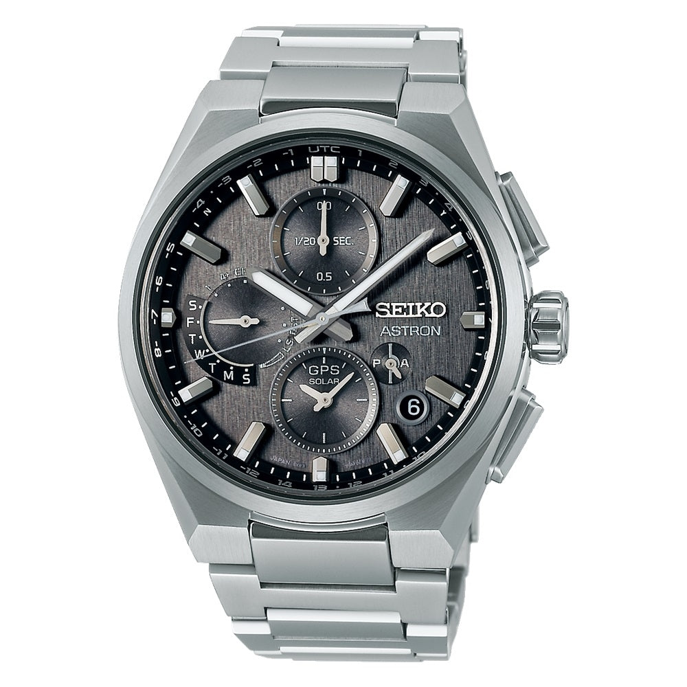 SEIKO ASTRON SOLAR GPS SSH163 Multifunction Armbanduhr 42 mm