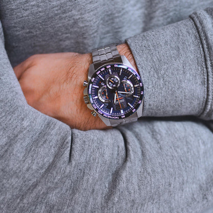 SEIKO SSB345P1 Chronograph Armbanduhr Edelstahl 44 mm – Detailansicht
