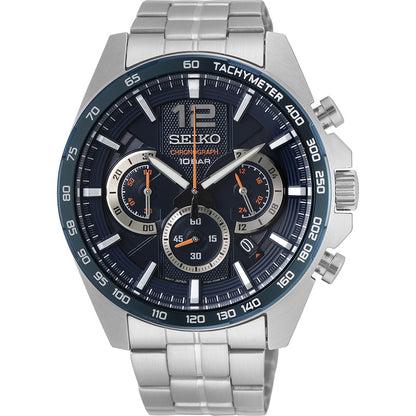 SEIKO SSB345P1 Chronograph Armbanduhr Edelstahl 44 mm – Seitenansicht