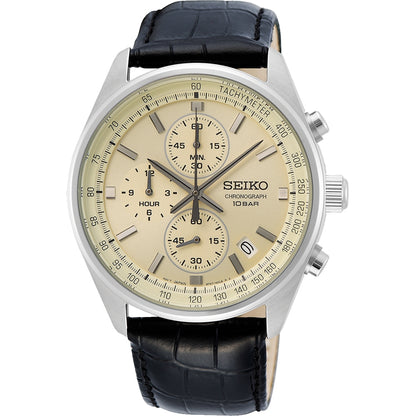 SEIKO SSB383P1 Chronograph Herren Armbanduhr Edelstahl 41.5 mm – Produktansicht