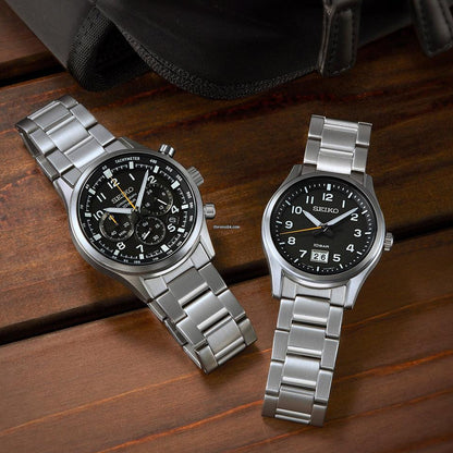 SEIKO SSB447P1 Armbanduhr – Seitenansicht
