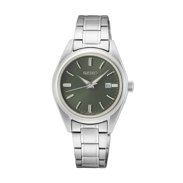 SEIKO SUR533P1 Date Armbanduhr 30 mm – Produktansicht