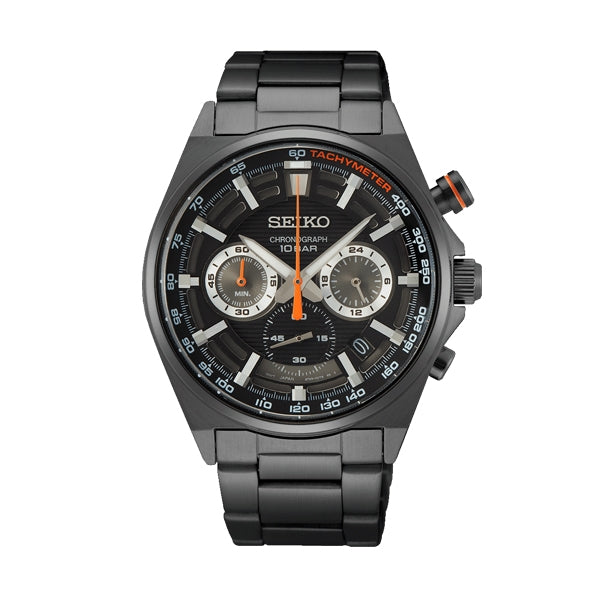 SEIKO WATCHES SSB399P1 Chronograph Armbanduhr 41 mm Schwarz