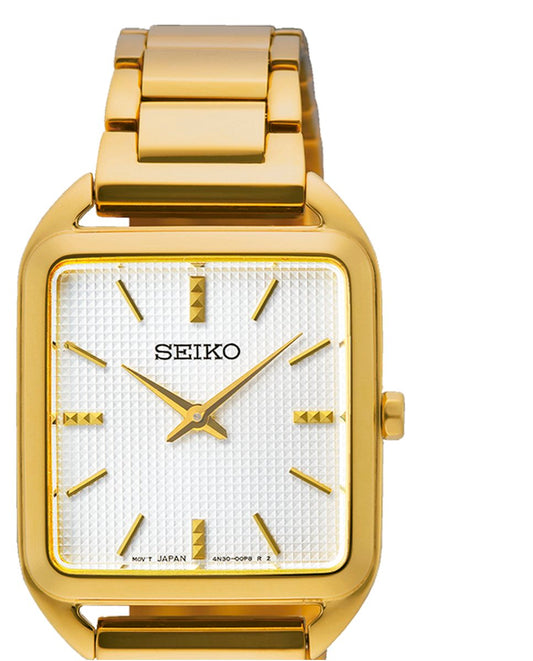 SEIKO WATCHES SWR078P1 Only Time - Armbanduhr 26 mm Gold ansicht-2