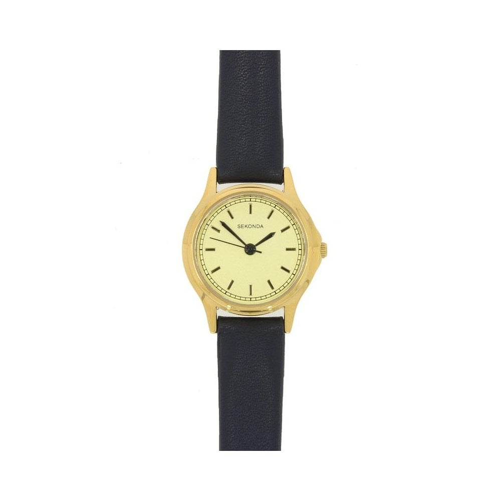 Sekonda Damen-Armbanduhr mit veganem Lederarmband
