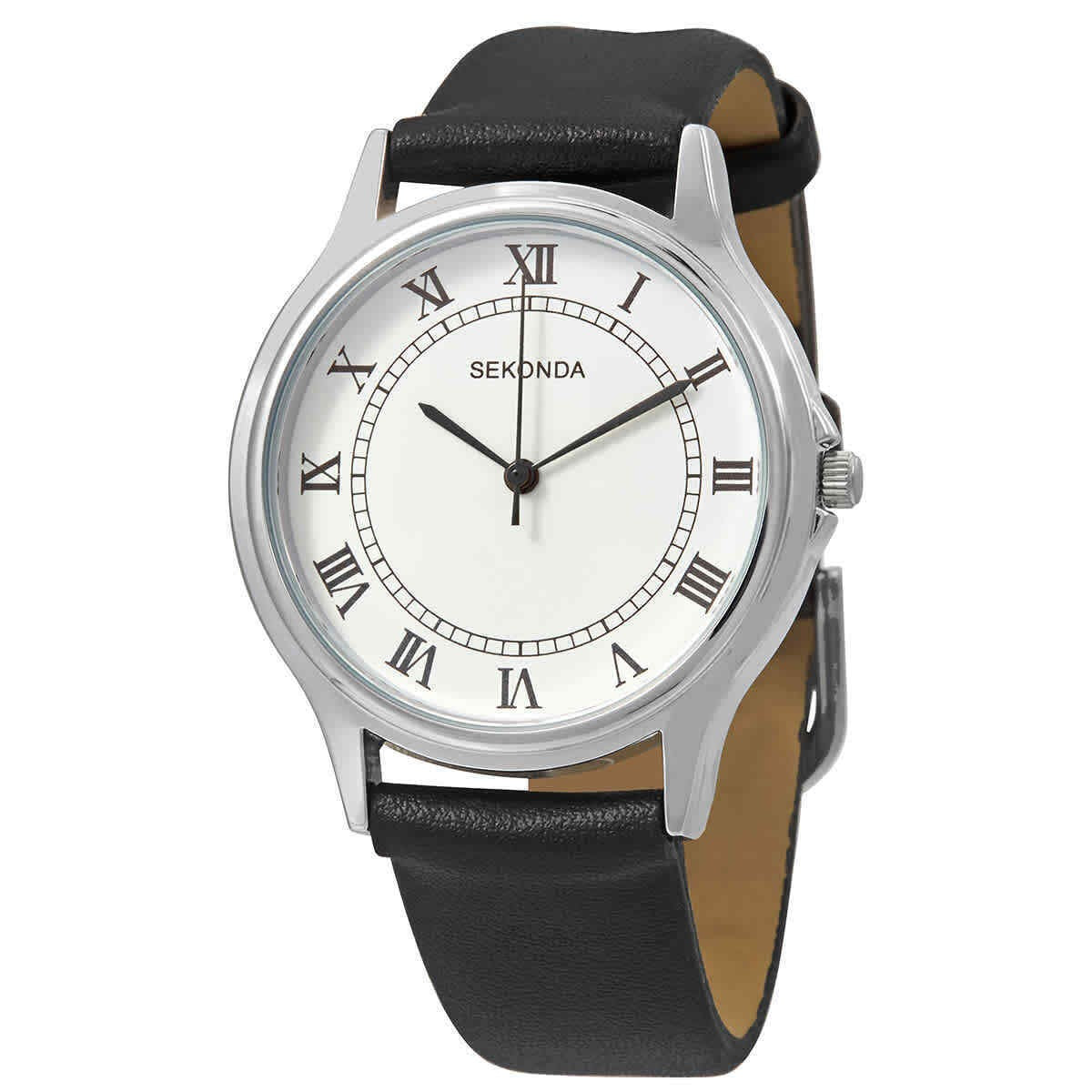 Sekonda, Sekonda, Quarzuhr mit Lederarmband, 3022,82, Für Männer