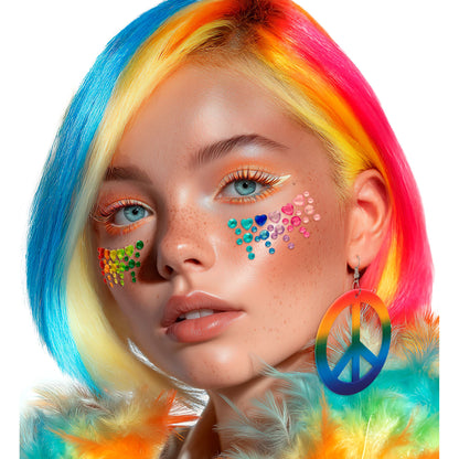 "SELBSTKLEBENDE GLITZERSTEINE FÜR DAS GESICHT PRIDE" – Detailansicht