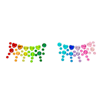 "SELBSTKLEBENDE GLITZERSTEINE FÜR DAS GESICHT PRIDE" – Ansicht 5