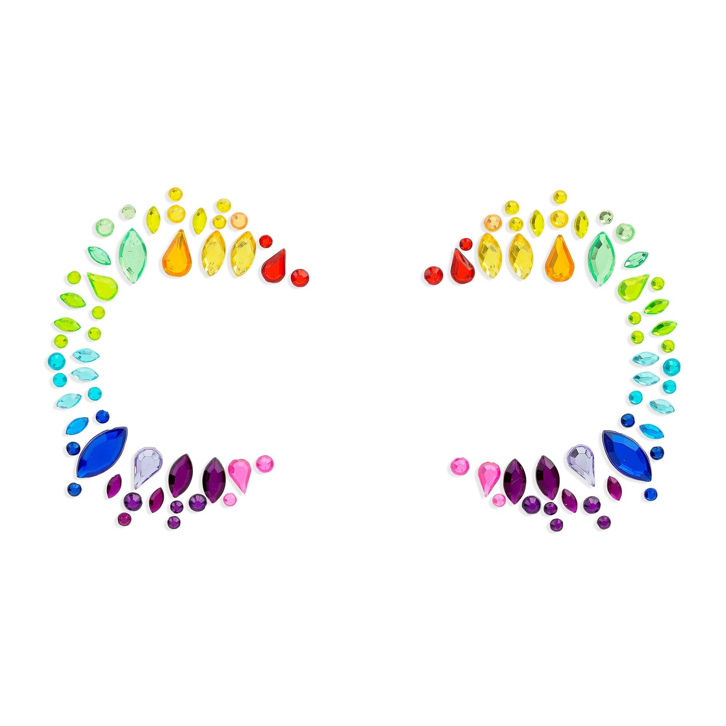"SELBSTKLEBENDE GLITZERSTEINE FÜR DAS GESICHT PRIDEKÖNIGIN" – Ansicht 5