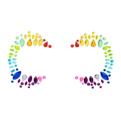 "SELBSTKLEBENDE GLITZERSTEINE FÜR DAS GESICHT PRIDEKÖNIGIN" – Ansicht 5