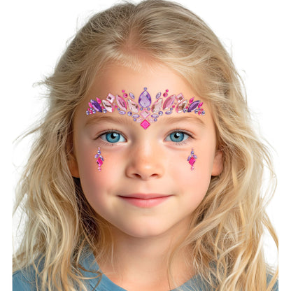 "SELBSTKLEBENDE GLITZERSTEINE FÜR DAS GESICHT PRINZESSIN" – Ansicht 4