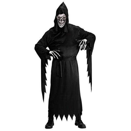"SENSEMANN" (Robe, Gürtel, Maske mit Kapuze) – Vorderansicht