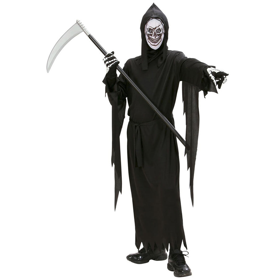 "SENSEMANN" (Robe, Gürtel, Maske mit Kapuze) – Vorderansicht
