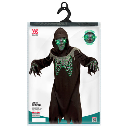 "SENSEMANN" (Robe, Handschuhe, Maske mit Kapuze und leuchtenden Augen- fade-in-fade-out Effekt) – Ansicht 4