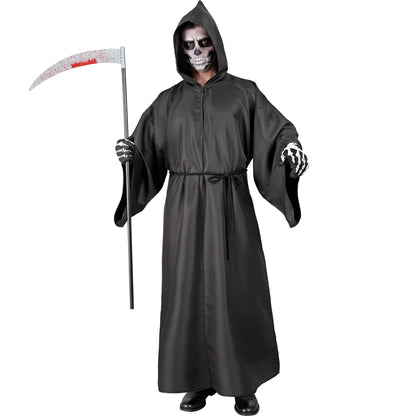 "SENSEMANN" (Robe mit Kapuze, Gürtel) – Vorderansicht
