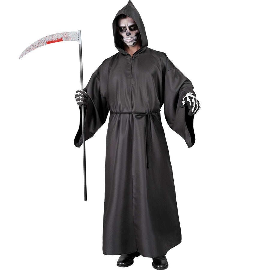 "SENSEMANN" (Robe mit Kapuze, Gürtel) – Vorderansicht