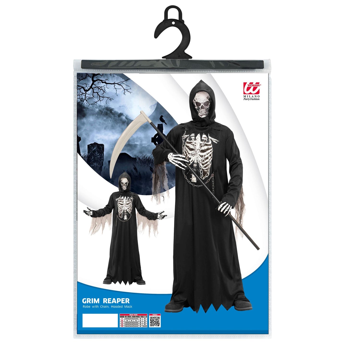 "SENSEMANN" (Robe mit Kette, Kapuzenmaske) – Ansicht 4