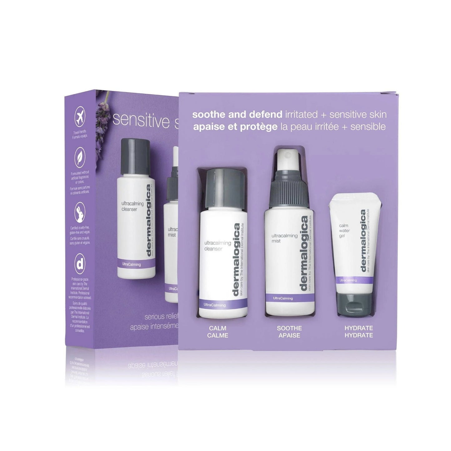 Dermalogica Hautpflegeset Sensitive Skin Rescue Kit Set Dermalogica: UltraCalming, Cleansing Gel, For Face, 50 ml + UltraCalm