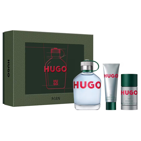 HUGO BOSS HUGO BOSS Hugo Man Set Eau de Toilette 125 ml Gel 50 ml Deodorant 75 ml Parfüm