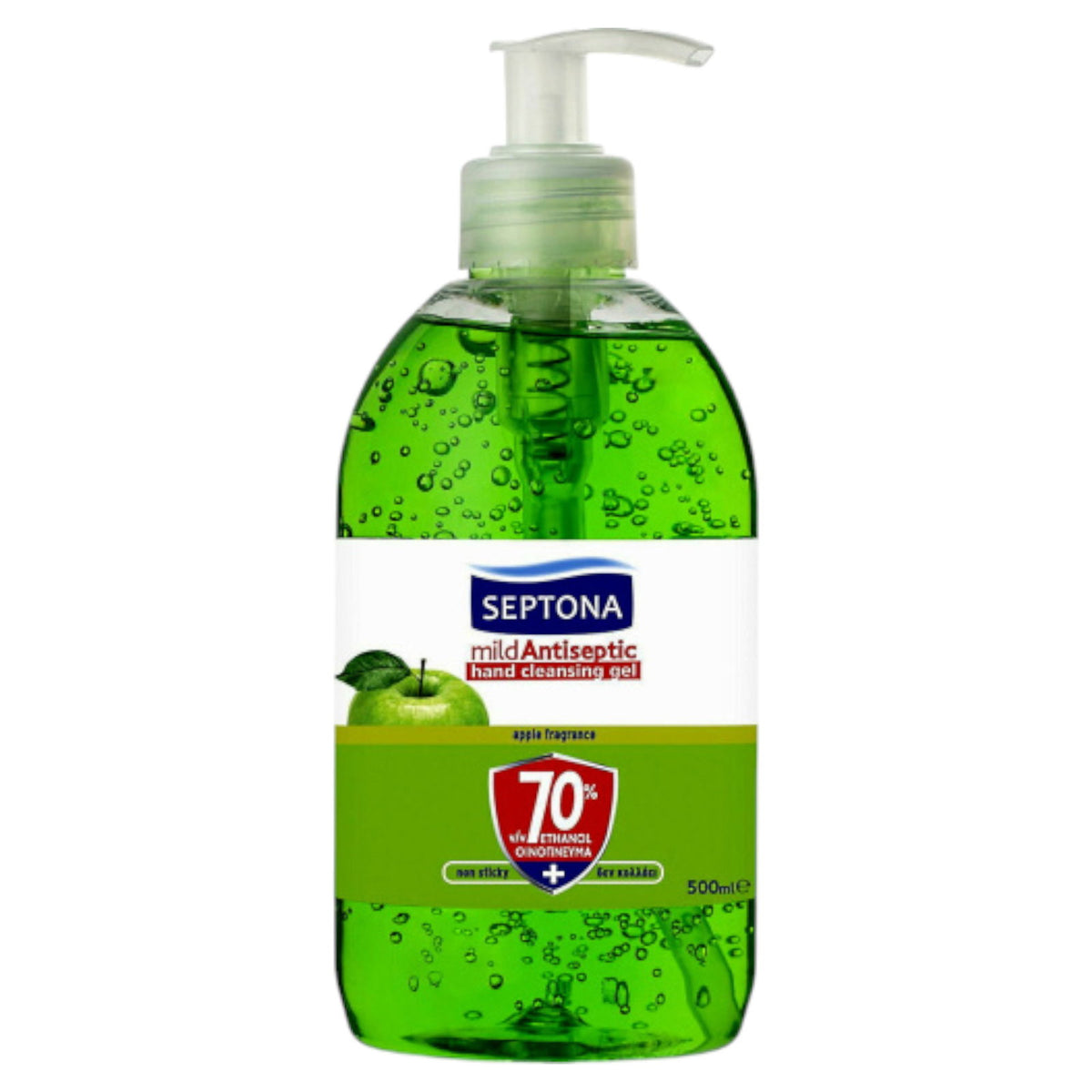 Septona, Mild Antiseptic, Apfel, Antiseptikum, Reinigungsgel, Für Hände, 80 ml *Tester