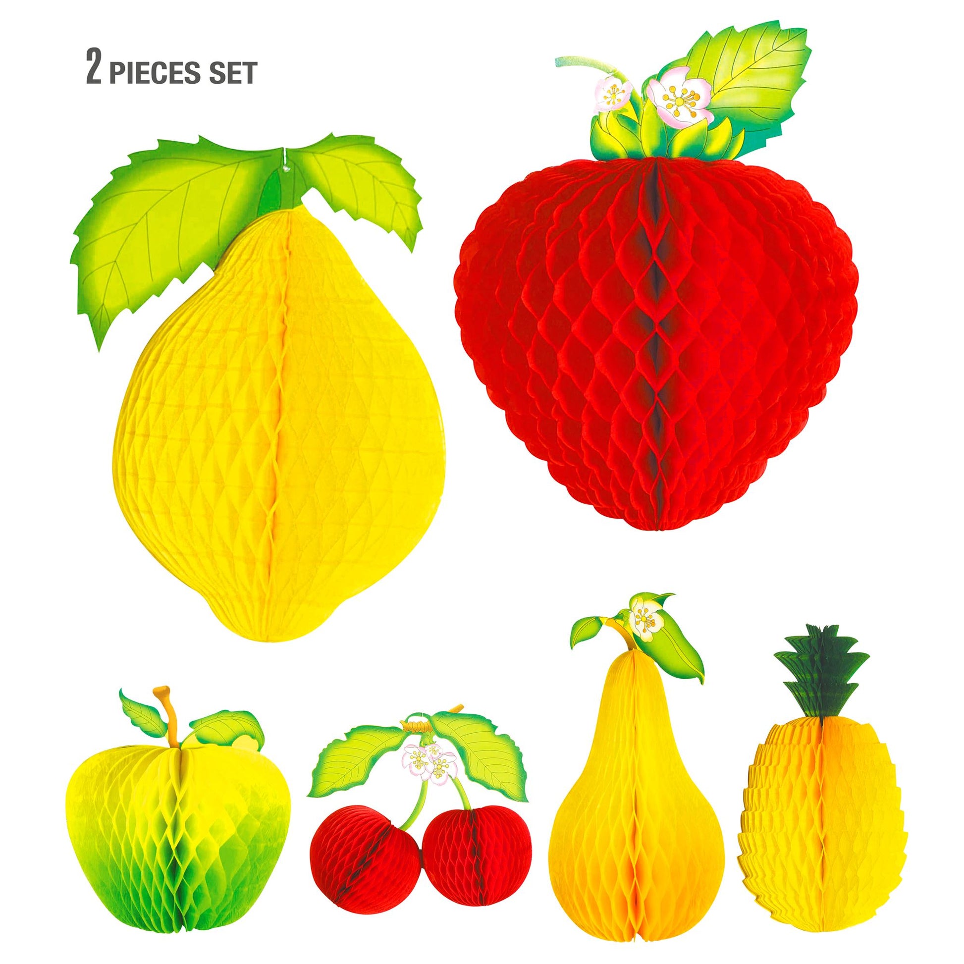 Set "2er OBST WABENBALL" sort. In 3 Kombinationen – Vorderansicht