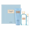 Set Abercrombie & Fitch: First Instinct Blue, Eau De Parfum, For Women, 100 ml + First Instinct Blue, Eau De Parfum, For Women, 15 ml + First Instinct Blue, Hydrating, Body Lotion, 200 ml