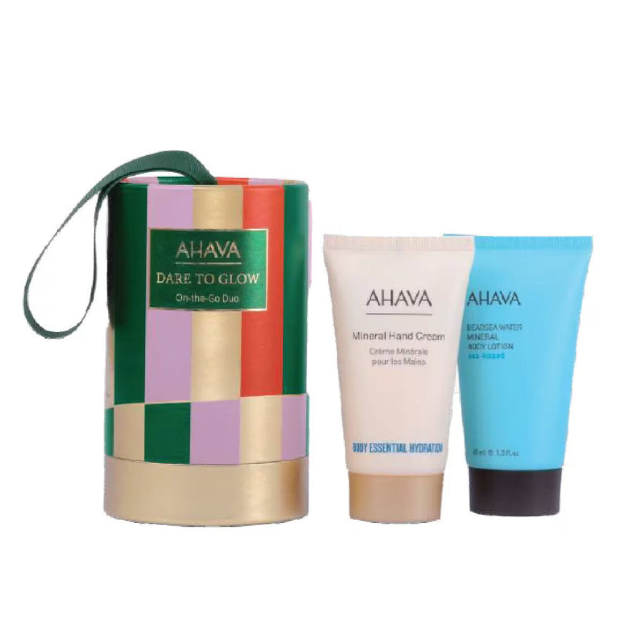 Ahava Hautpflegeset Set Ahava: Mineral, Hydration, Hand Cream, 40 ml + Sea Kissed, Hydrating, Body Lotion, 40 ml Regular