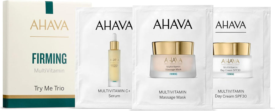 Ahava Hautpflegeset Set Ahava: MultiVitamin C+, Firming, Serum, For Face, 3 ml *Sample + Multivitamin Firming Massage, Cream 
