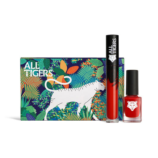 All Tigers Schminkset Set All Tigers: Natural & Vegan, Liquid Lipstick, 888, Call Me Queen, 8 ml + Natural & Vegan, Vegan, Na
