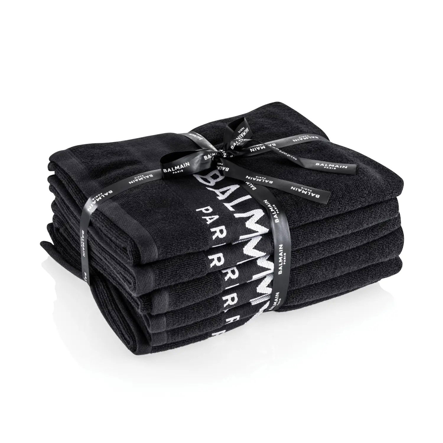 Balmain Setzen, Balmain, Black Bleach Proof Salon, Salon Textilhandtuch, 6 stk Regular