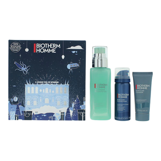 Biotherm Hautpflegeset Set Biotherm: Aquapower, Hydrating, Gel, For Face, 75 ml + Homme, Eliminates Impurities, Cleansing Gel