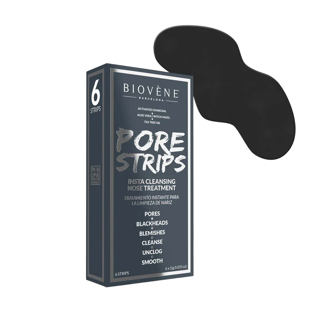 Setzen, Biovene, Pore Strip, Mitesserentferner, Nasenstreifen, 6 stk, 1 g *Tester