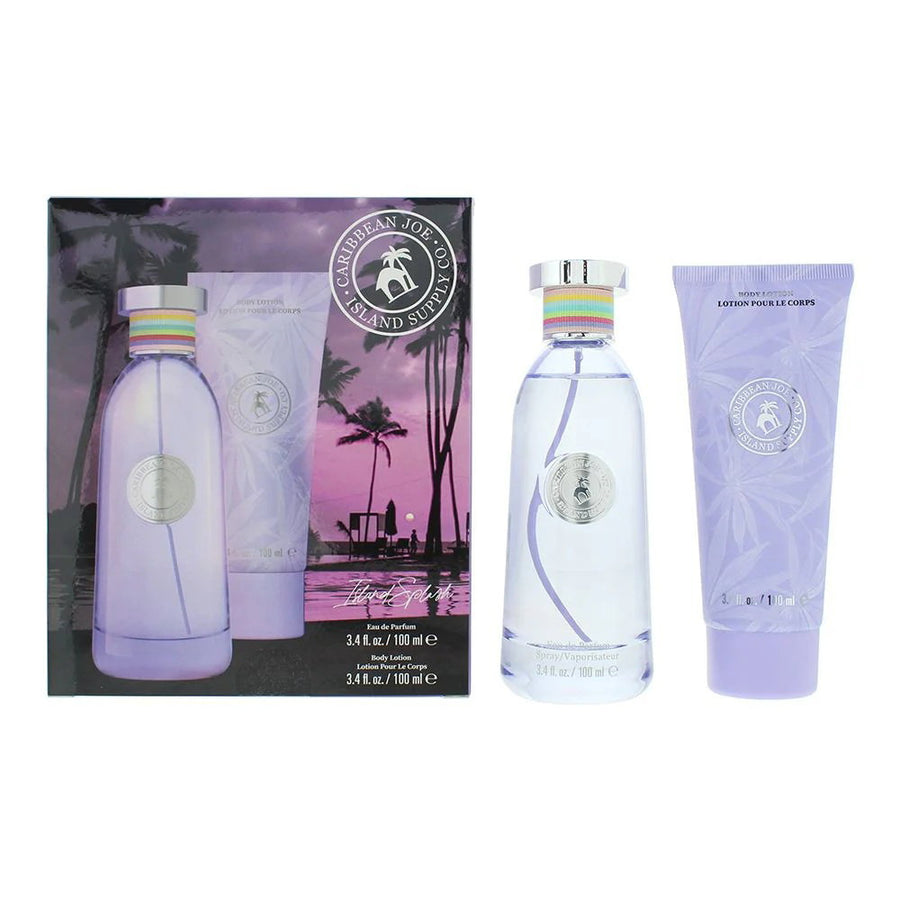 Caribbean Joe Island Supply Splash Duftset mit Eau de Parfum und Körperlotion