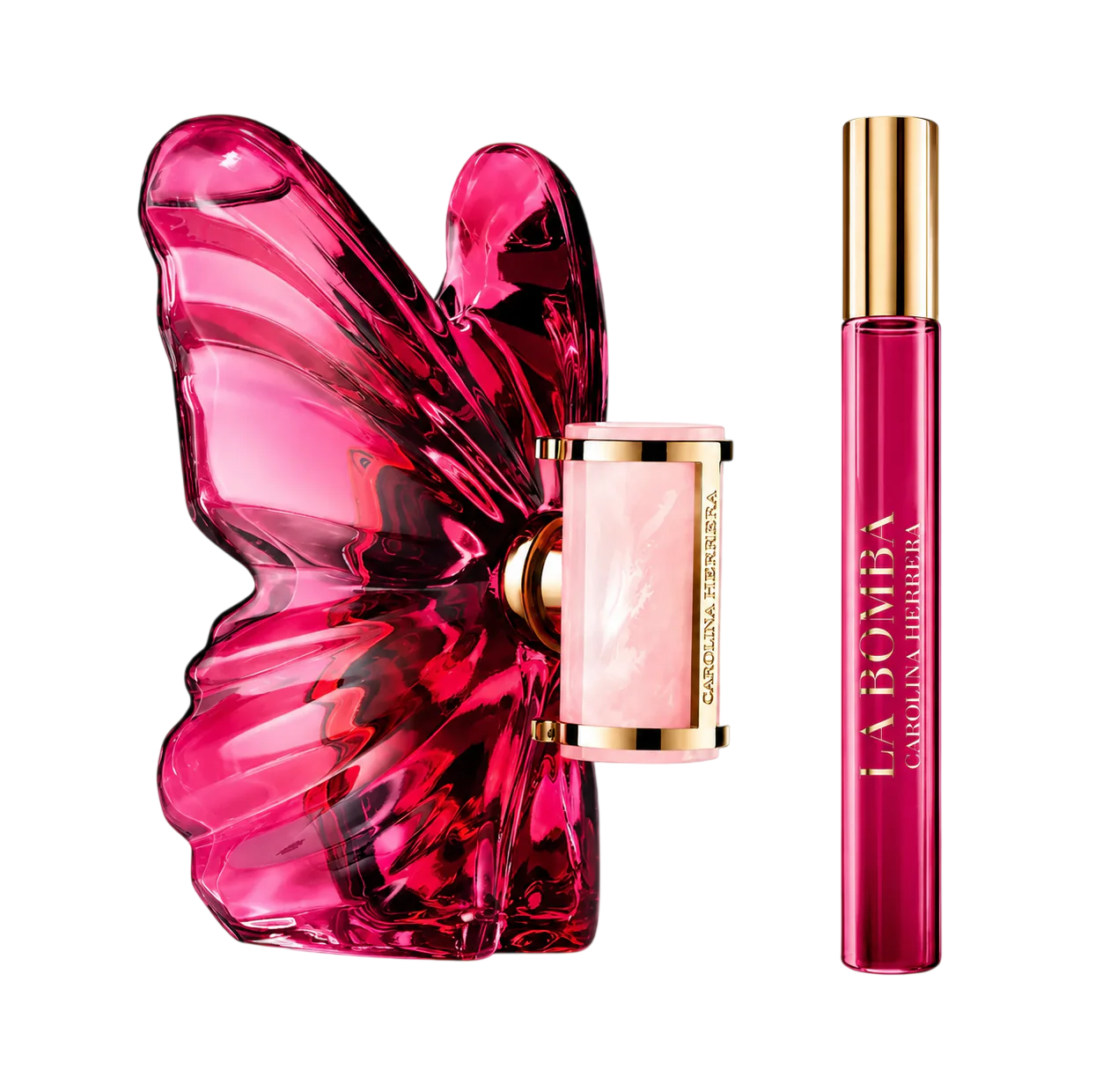 Set Carolina Herrera: La Bomba, Eau De Parfum, For Women, 80 ml + La Bomba, Eau De Parfum, For Women, 10 ml
