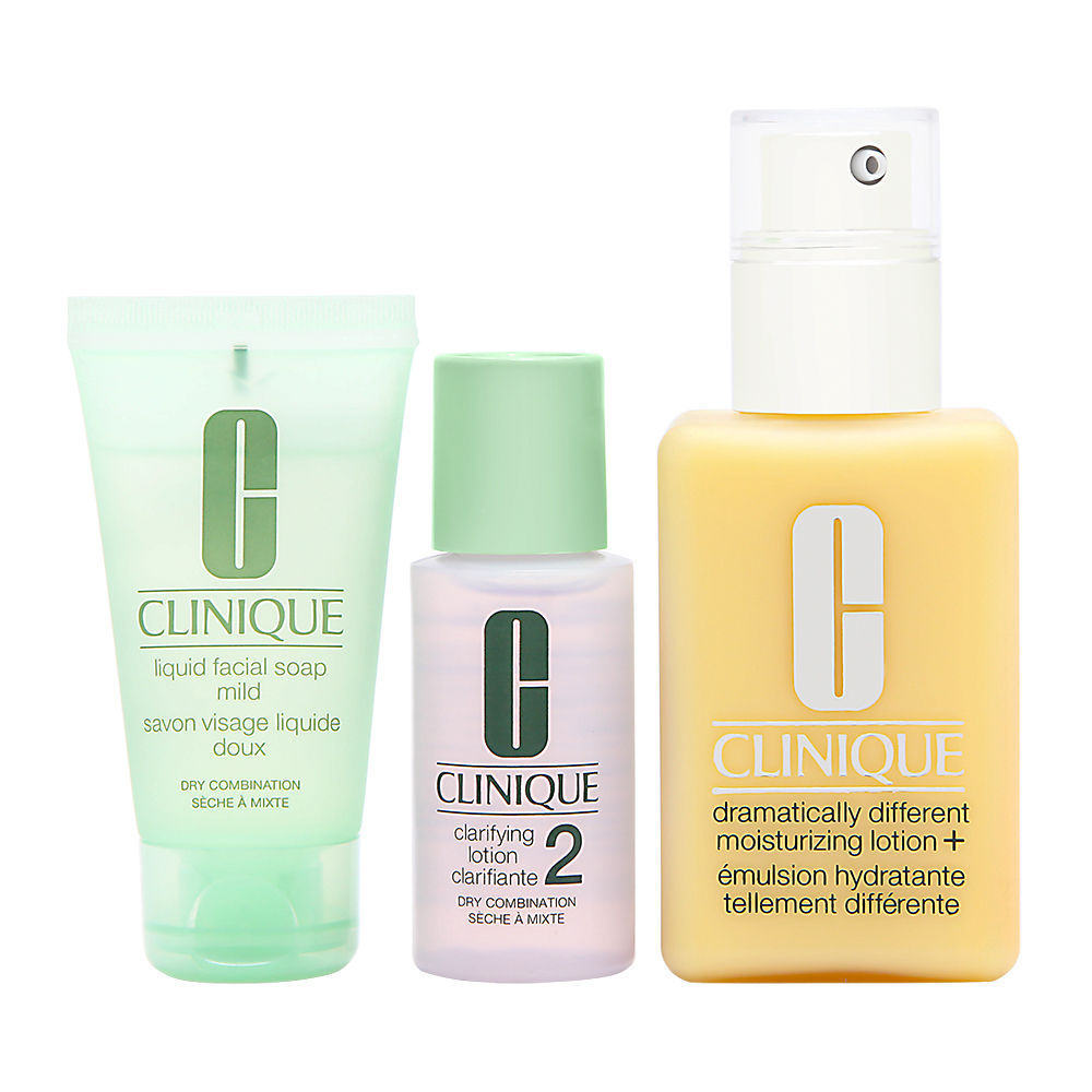 Clinique Hautpflegeset Great Skin Start Here 3 Step Set Clinique: Dramatically Different Lotion+, Fragrance Free, Moisturizin