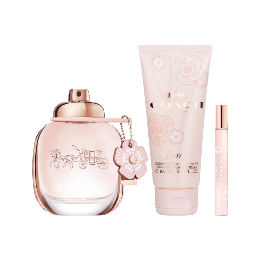 Coach Parfümset Set Coach: Floral, Eau De Parfum, For Women, 90 ml + Floral, Eau De Parfum, For Women, 7.5 ml + Floral, Body 
