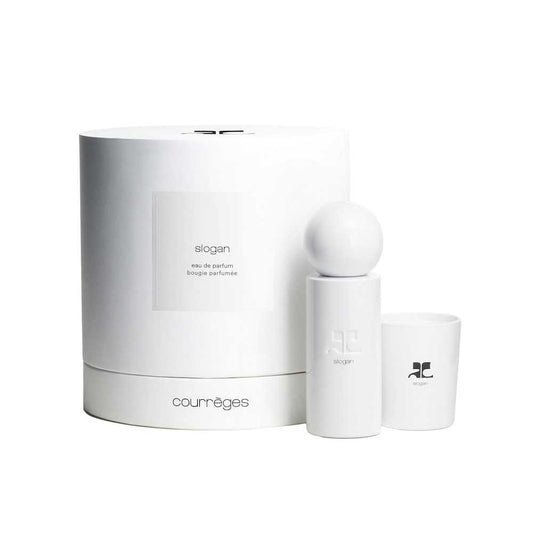 Courreges Parfümset Set Courreges: Slogan, Eau De Parfum, Unisex, 100 ml + Slogan, Scented Candle, 75 g Regular