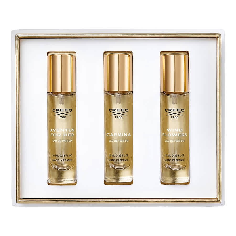 Creed Parfümset Set Creed: Aventus, Eau De Parfum, For Women, 10 ml + Wind Flowers, Eau De Parfum, For Women, 10 ml + Carmina