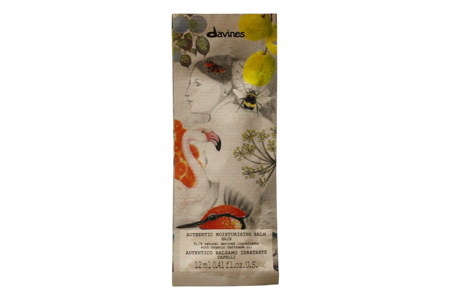 Davines Setzen, Davines, Authentic, Feuchtigkeitsspendend, Balsam, Für Gesicht, Körper & Haar, 12 stk, 12 ml Regular