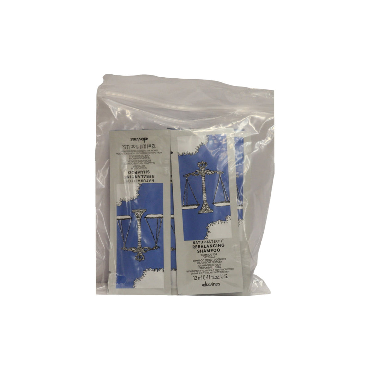 Davines NaturalTech Rebalancing Haarshampoo Set 12 x 12 ml