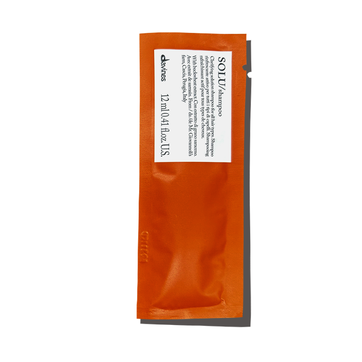 Setzen, Davines, Solu, Haarshampoo, Klärung, 12 stk, 12 ml