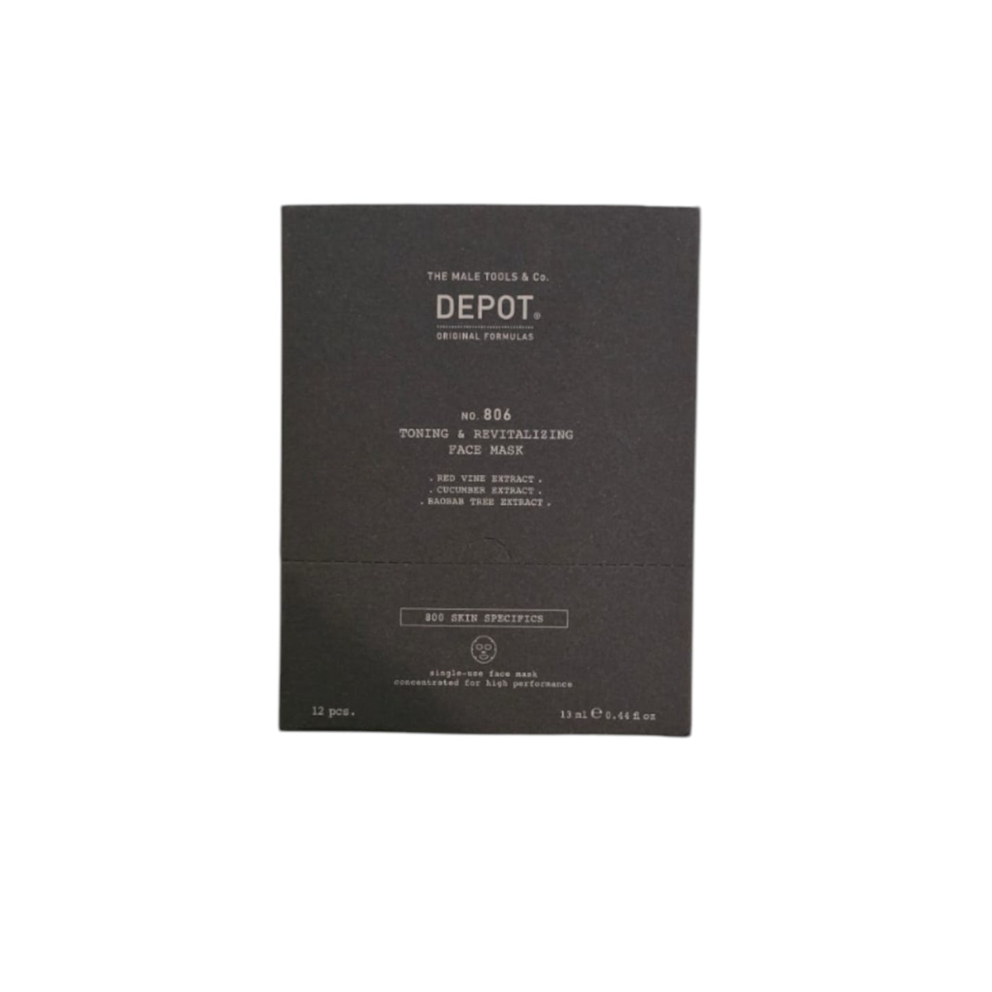 Depot Setzen, Depot, 800 Skin Specifics No. 806, Hyaluronsäure, Tonen und Revitalisieren, Gesichtsmaske, Für das Gesicht, Tag