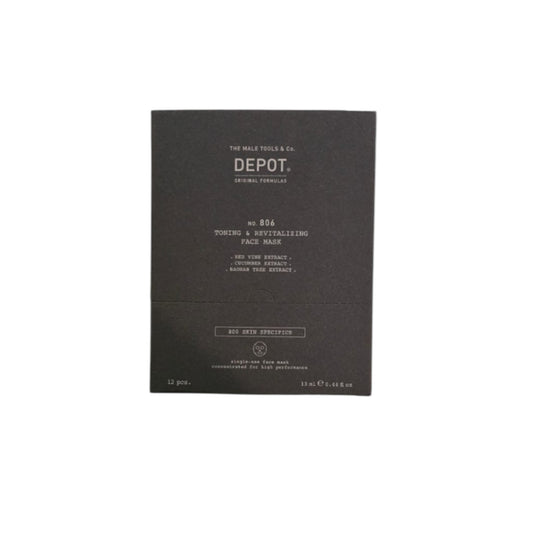 Depot Setzen, Depot, 800 Skin Specifics No. 806, Hyaluronsäure, Tonen und Revitalisieren, Gesichtsmaske, Für das Gesicht, Tag