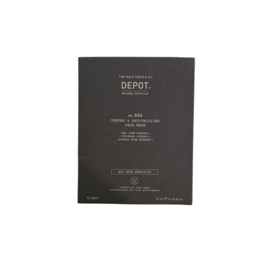 Depot Setzen, Depot, 800 Skin Specifics No. 806, Hyaluronsäure, Tonen und Revitalisieren, Gesichtsmaske, Für das Gesicht, Tag