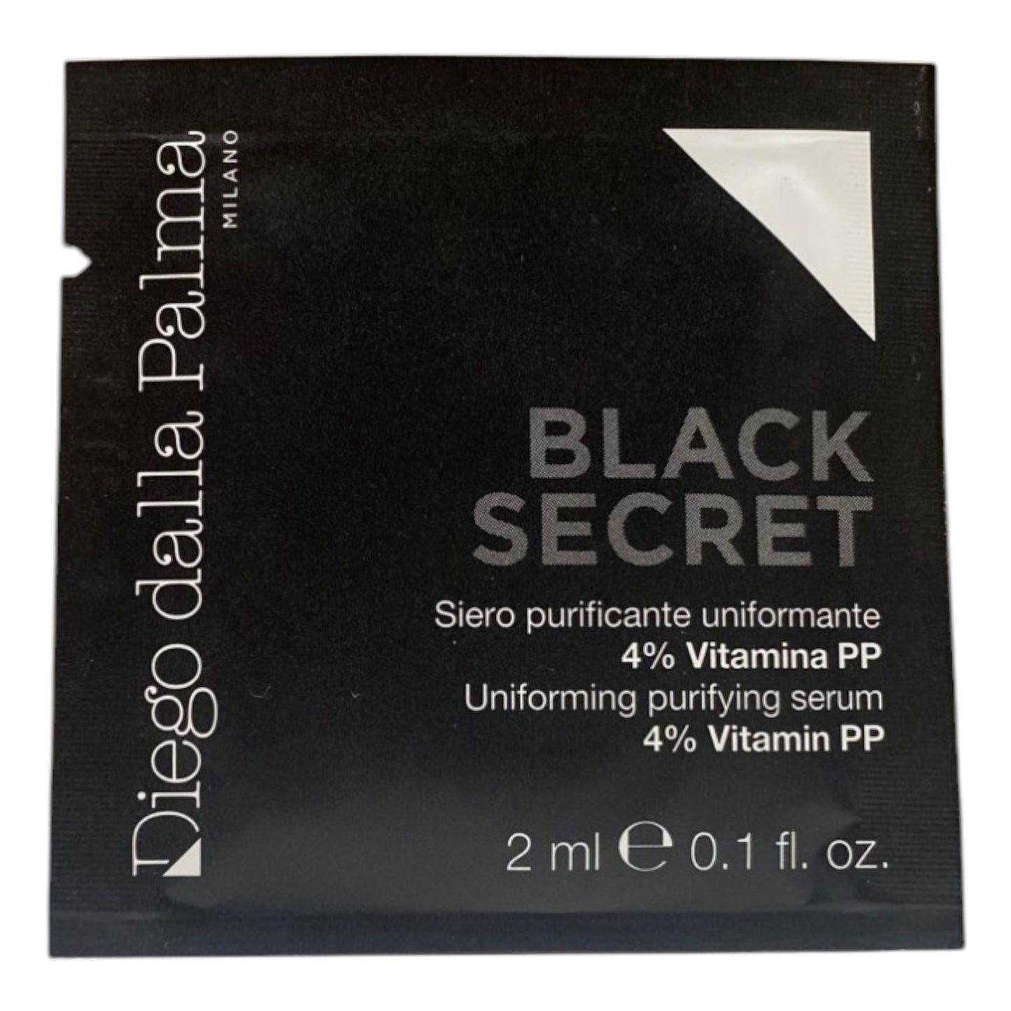Setzen, Diego Dalla Palma, Black Secret, Reinigung, Serum, Für Gesicht & Hals, 8 stk, 2 ml *Muster