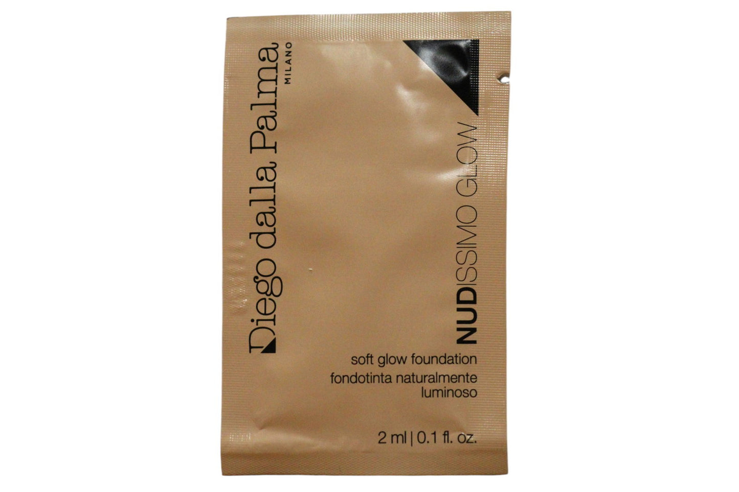 Setzen, Diego Dalla Palma, Nudissimo - Glow, Pfirsich- und Magnolienextrakt, Leichte Abdeckung, Flüssige Grundierung, 255W, Beige Tenero, 12 stk, 2 ml *Muster