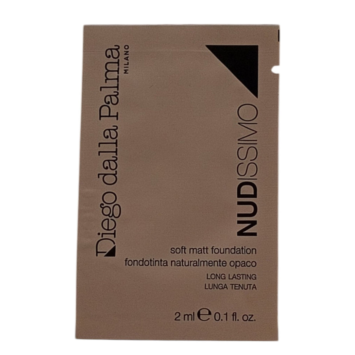 Setzen, Diego Dalla Palma, Nudissimo - Soft Matt, Ölfrei, Langlebig, Flüssige Grundierung, 244W, Sand, 12 stk, 2 ml *Muster